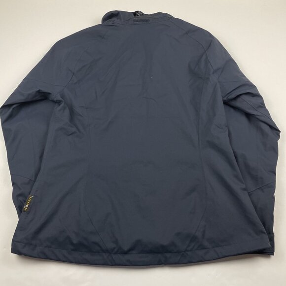 Jack Wolfskin Texapore Jacket Women’s M Shell Rain Full Zip Mesh Lined Navy - Picture 2 of 13